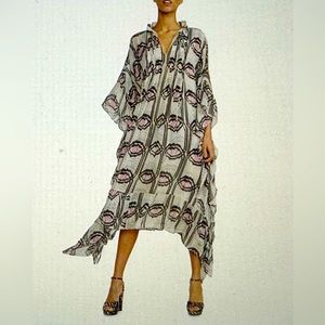 Cynthia Rowley Thasos Maxi Kaftan NWT